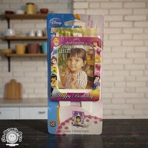 Disney Princess Y2K Picture Perfect Cake Topper Photo Frame Birthday Party Decor